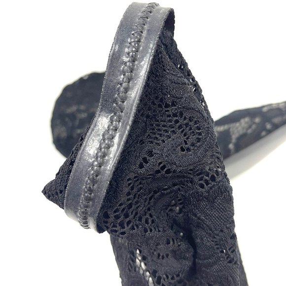 Sexy NM Chales David Player Pull-On Lace Pump - Picture 11 of 12